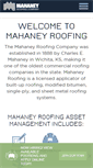 Mobile Screenshot of mahaneyroofing.com